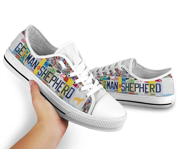 German Shepherd Low Top Shoes - Love Low Top Shoes