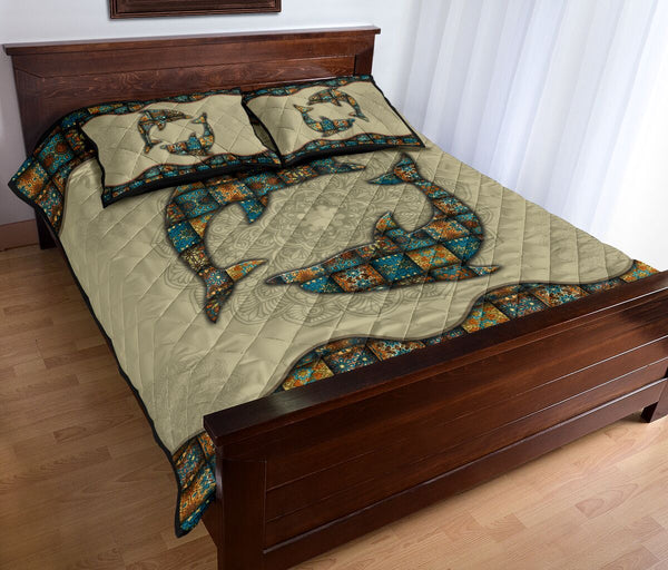 Quilt Bed Set - Mandala - Dolphin 38 - Love Quilt Bedding Set