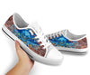 Shark Undersea Brick Wall - Low Top Shoe - Love Low Top Shoes