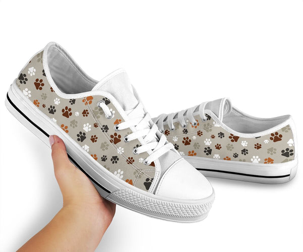 Dog Pattern Low Top Shoes