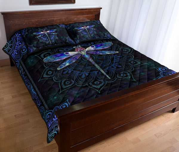 Dragonfly - Quilt Bed Set  - Love Quilt Bedding Set