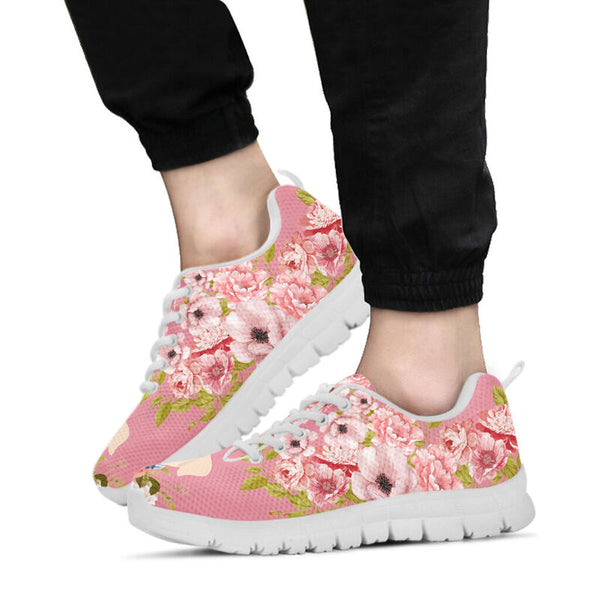 Dt Labrador Flower Shoes Sneakers, Running - Love Sneakers