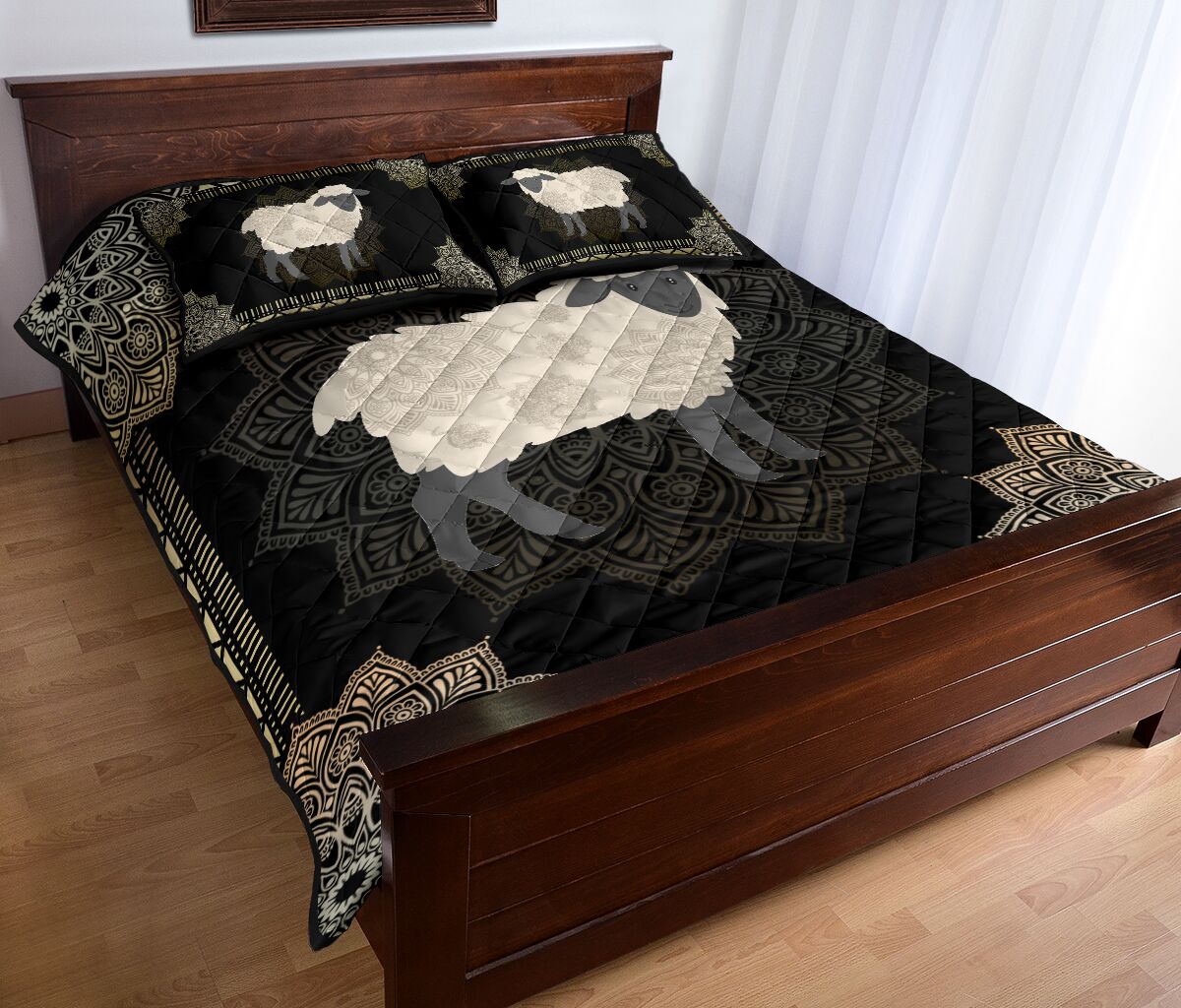 Sheep Quilt Bed Set 1 - Love Quilt Bedding Set