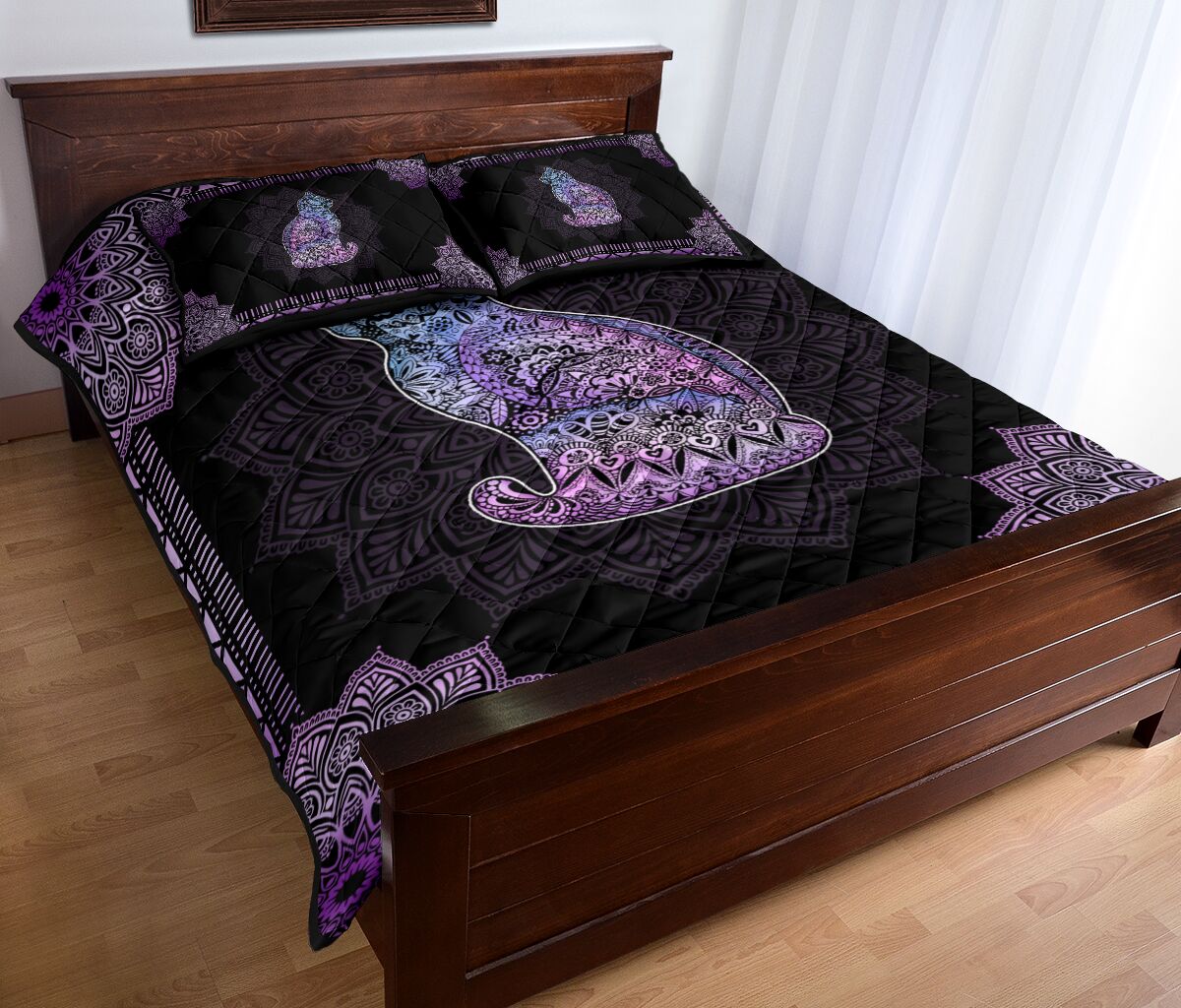 Cat Quilt Bed Set 78 - Love Quilt Bedding Set