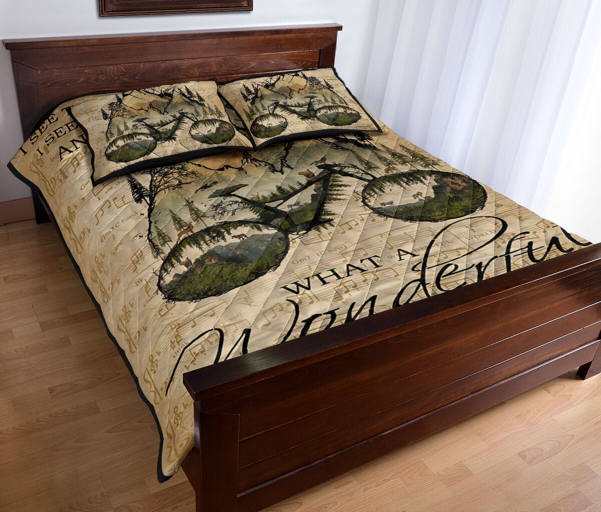 Mountain Wonderful World - Quilt Bed Set - Love Quilt Bedding Set