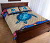 Turtle Color Mandala - Quilt Bed Set - Love Quilt Bedding Set