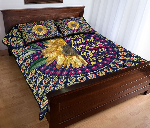 Quilt Bed Set - Hippie - Sunflower 64 - Love Quilt Bedding Set