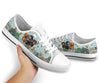 Dachshund Mandala Butterfly - Low Top Shoe - Love Love Top Shoes