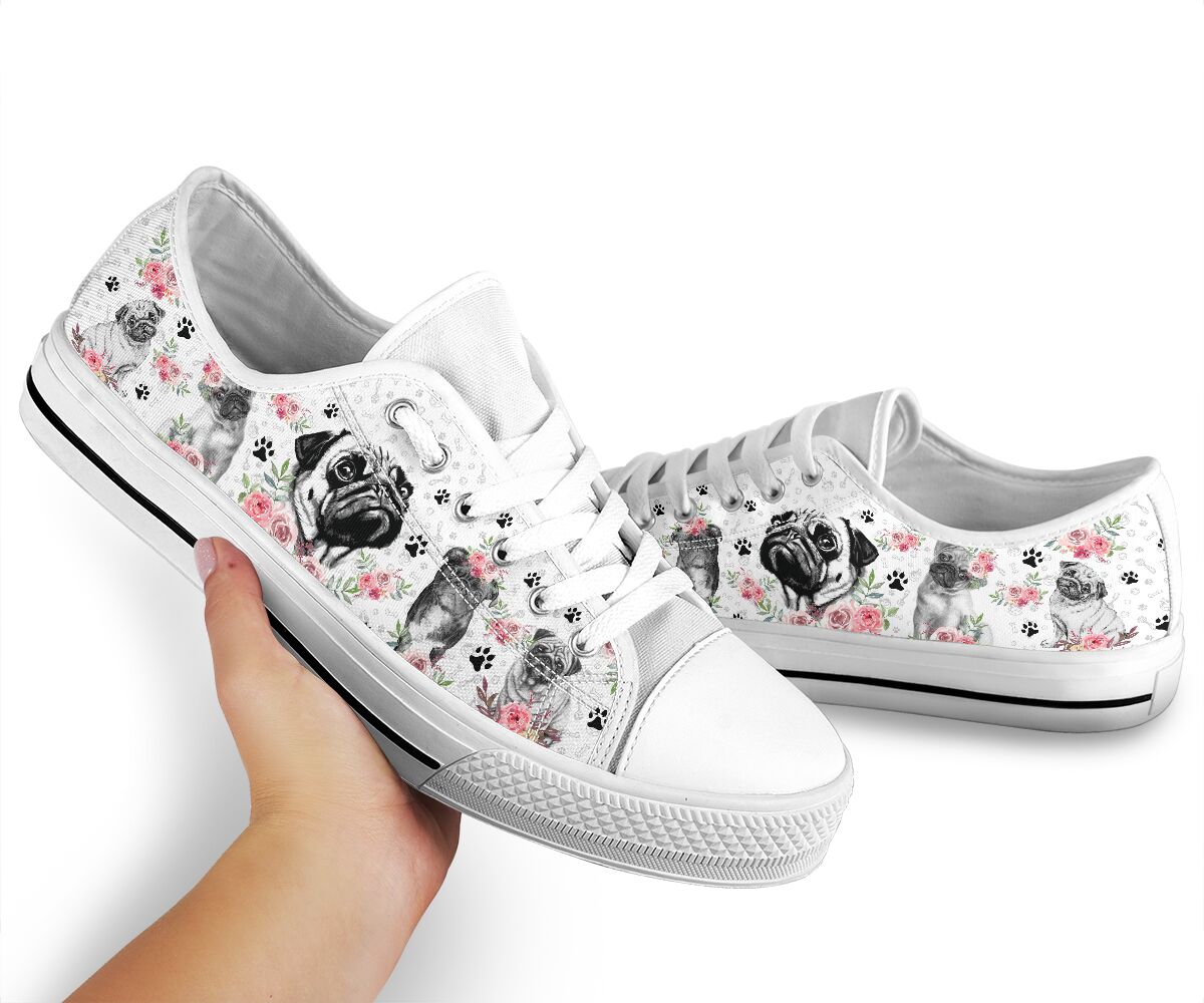 Low Top - Pug Shoe - Love Love Top Shoes