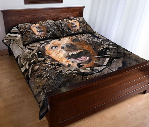 Dachshund Angry - Bed Set- Love Quilt Bedding Set