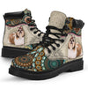 Shih Tzu - Vintage Mandala Asboot Sky - Love All Season Boots