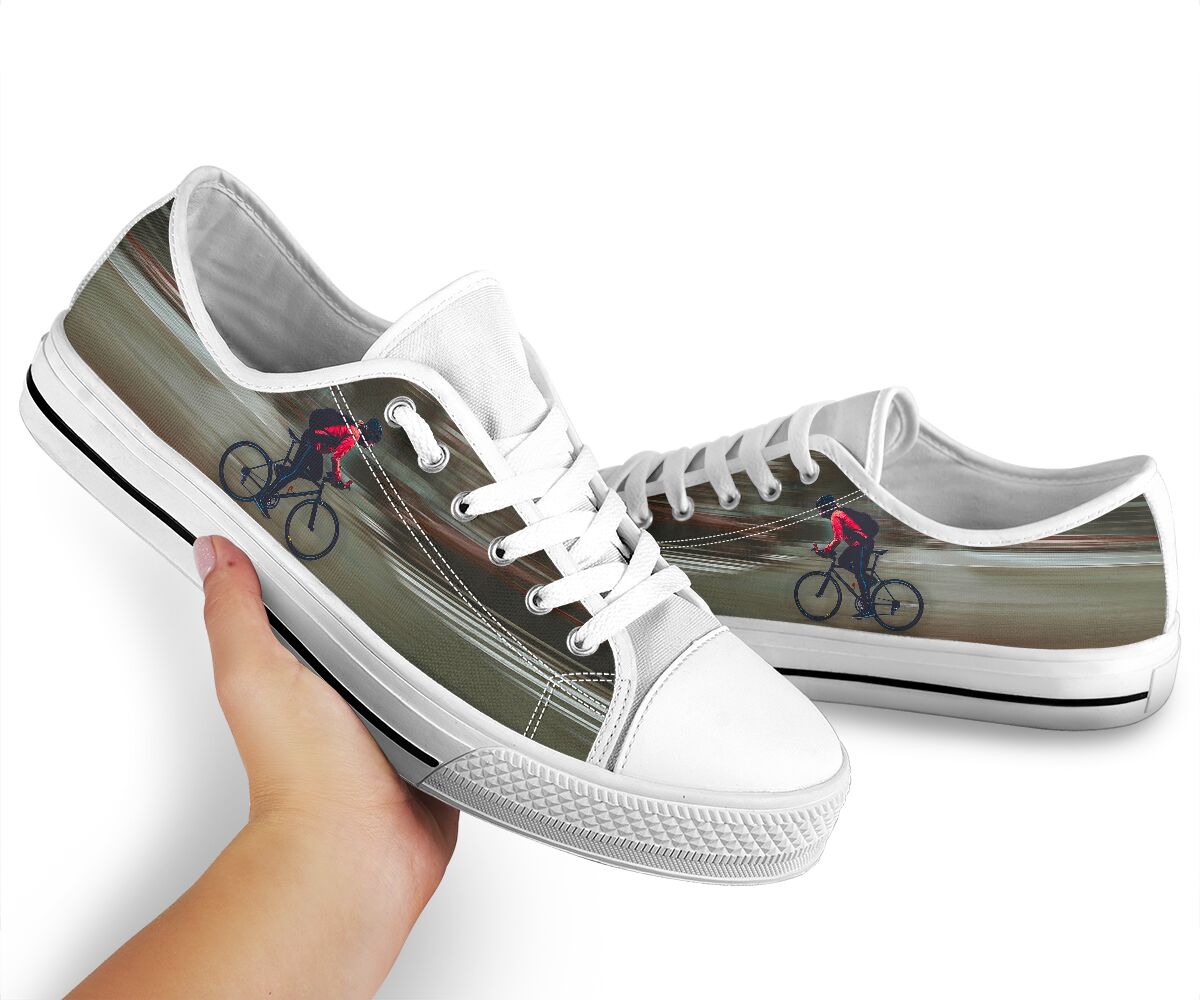 Cycling Fast - Low Top Shoe - Love Love Top Shoes