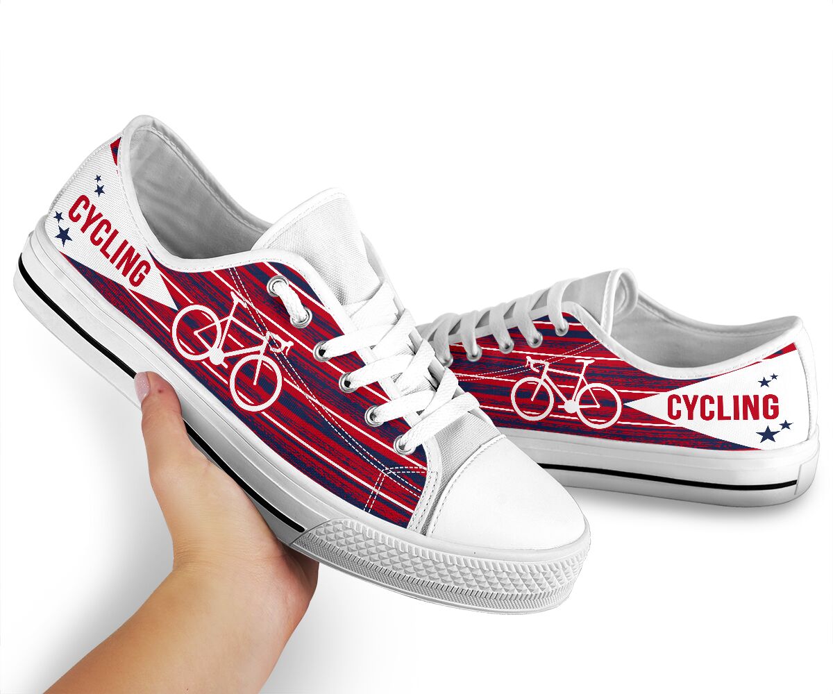 Cycling Brush Line Low Top Shoes - Love Low Top Shoes