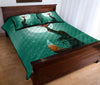 Fox Art Style Quilt Bed Set - Love Quilt Bedding Set