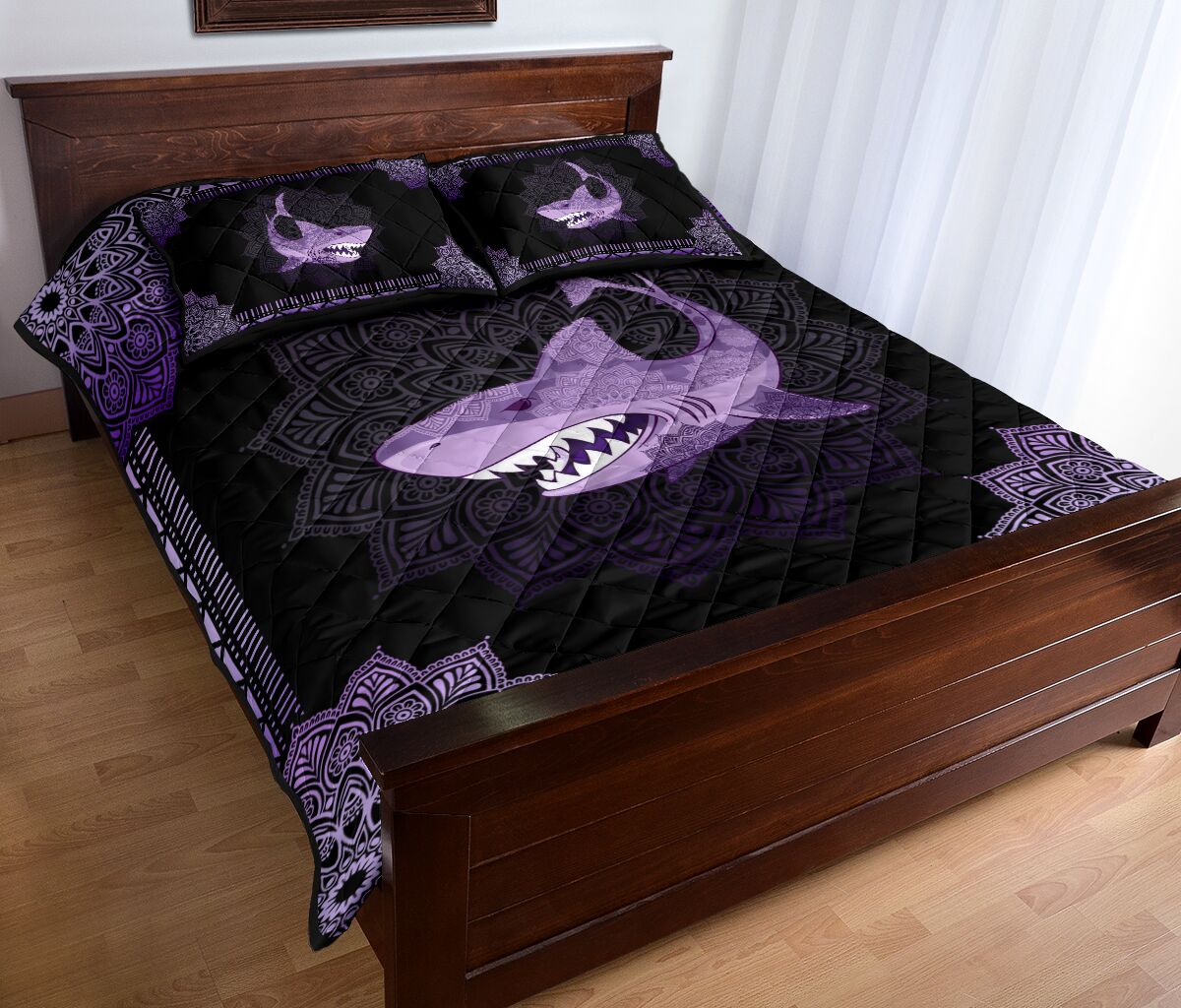 Shark Quilt Bed Set 93 - Love Quilt Bedding Set