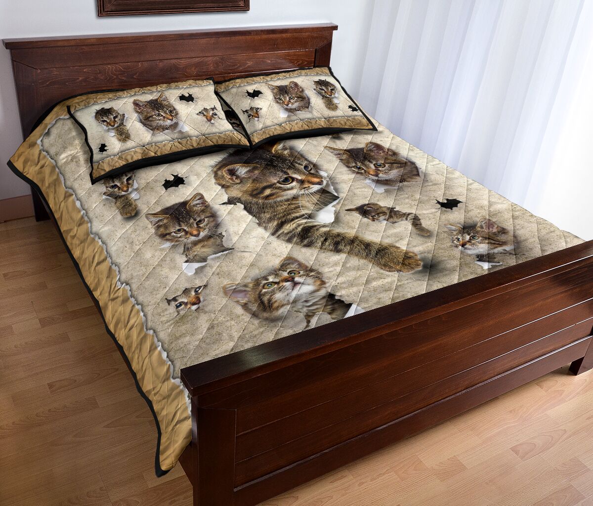 Quilt Bed Set - Cat 82 - Love Quilt Bedding Set