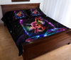 Owl Neon Quilt Bed Set - Love Quilt Bedding Set