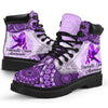 Pancreatic Cancer - Vintage Mandala Asboot Sky - Love All Season Boots