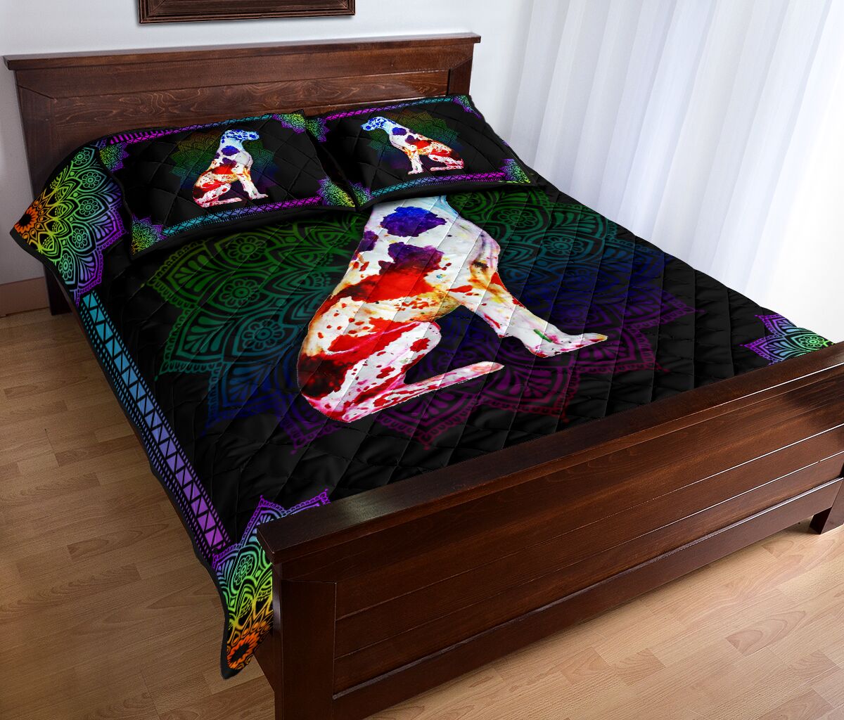 Quilt Bed Set - Great Dane 41 - Love Quilt Bedding Set