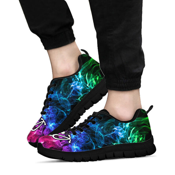 Nurse Smoking Black Soles Sneakers, Running Shoes, Shoes For Women, Shoes For Men, Custom Sh- Love Sneakers