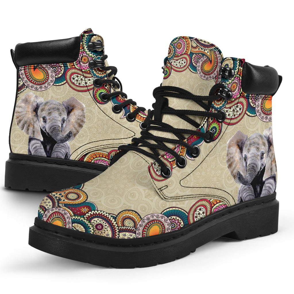 Elephant Paisley Seamless Asboot - Lqt - Love All Season Boots