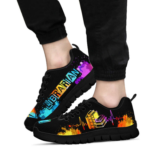 Librarian Hb Art Shoes Sneakers, Runni- Love Sneakers