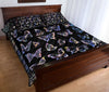 Butterfly Hologram Style Quilt Bed Set - Love Quilt Bedding Set