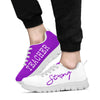 Teacher Strong Purple Sneakers, Running Shoes, Shoes For Women, Shoes For Men, Custom Shoes,- Love Sneakers