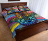 Hippie Hamsa Lover Quilt Bed Set - Love Quilt Bedding Set