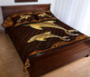 Dolphin Wood Carving Quilt Bed Set - Love Quilt Bedding Set