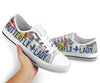 Butterfly Lady License Plates Low Top Shoes