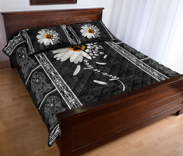 Dog - Golden Retriever - Love Is Love - Quilt Bed Set 61 - Love Quilt Bedding Set