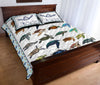 Turtle Art Style Quilt Bed Set - Love Quilt Bedding Set