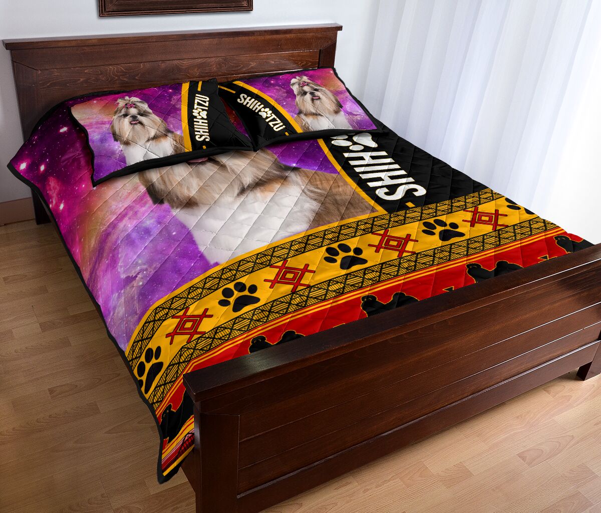 Shih Tzu Native - Bed Set - Love Quilt Bedding Set