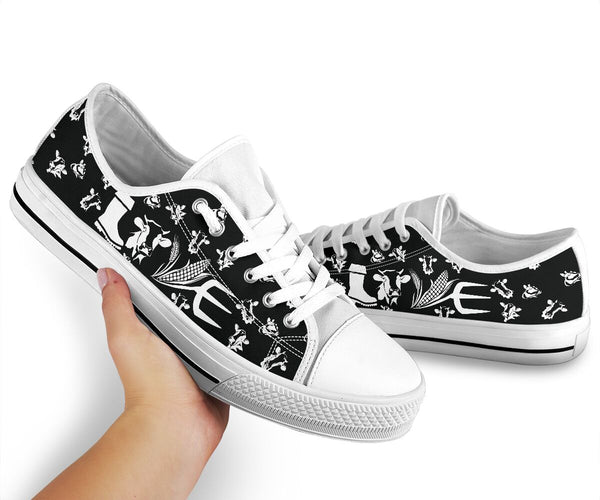 Dairy Cattle - Love Low Top Black KdShoes