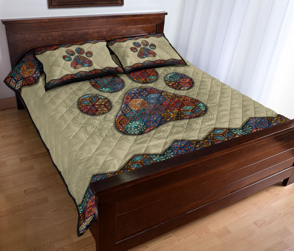 Quilt Bed Set - Mandala - Paw 53 - Love Quilt Bedding Set