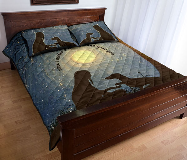 Dachshund Always Beside You - Quilt Bed Set - Love Quilt Bedding Set