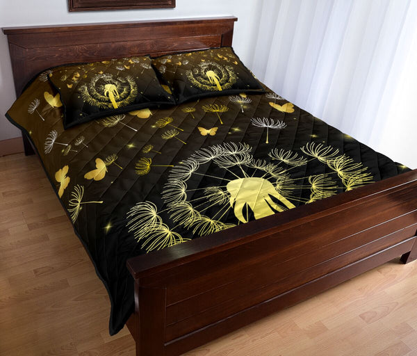 Butterfly Dandelion - Bed Set - Love Quilt Bedding Set