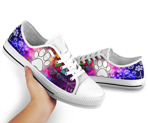 Dog Paw Galaxy - Low Top Shoe - Love Love Top Shoes