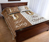 Horse - King And Queen - Love Quilt Bedding Set