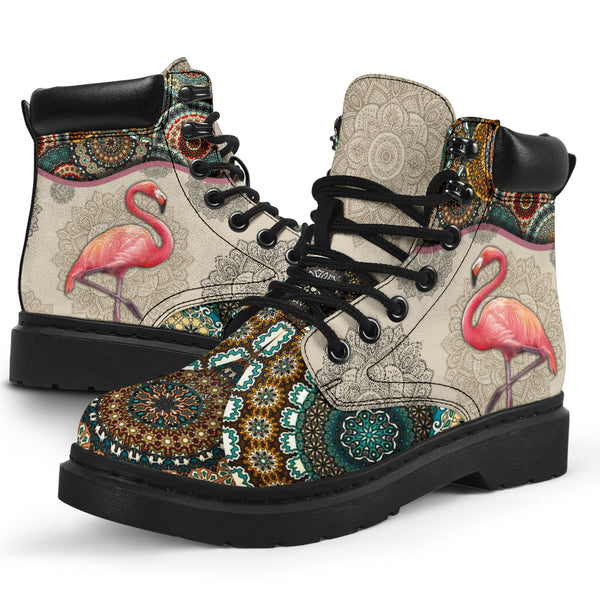 Flamingo - Vintage Mandala Asboot Sky - Love All Season Boots