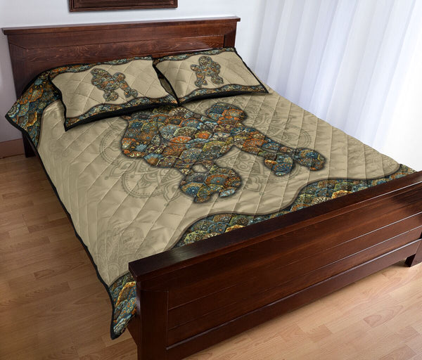 Quilt Bed Set - Mandala - Poodle 94 - Love Quilt Bedding Set