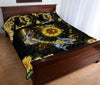 Shark Heart Light Sunflower Style Quilt Bed Set - Love Quilt Bedding Set