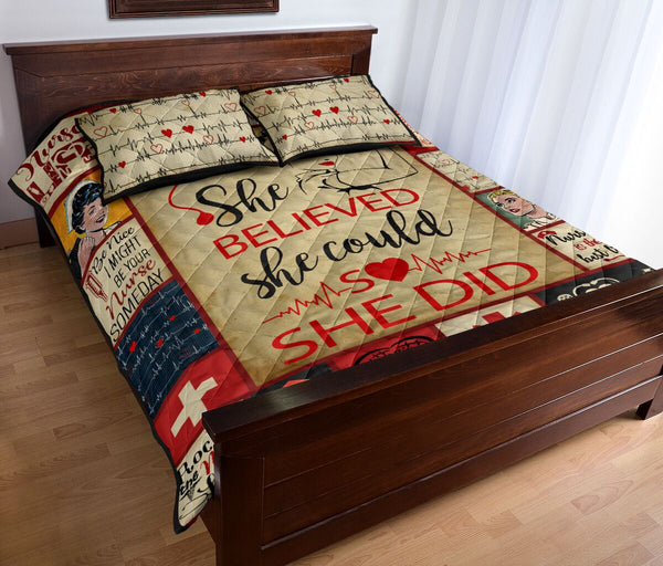 Nurse Life - Bed Set - Love Quilt Bedding Set