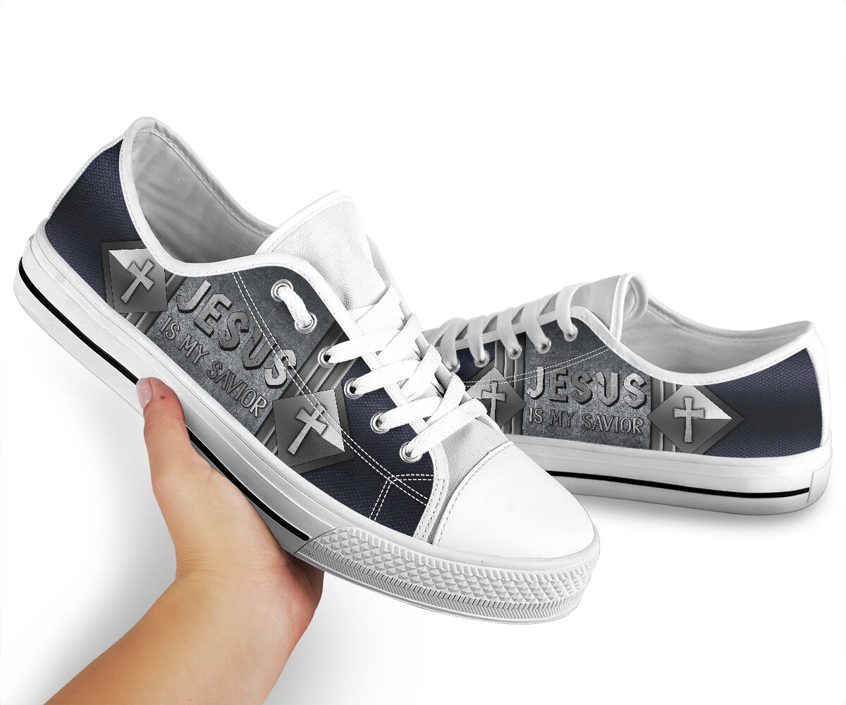 Jesus Is My Savior Lowtop Shoe - Love Love Top Shoes