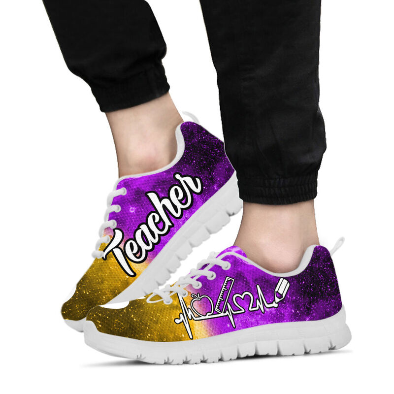 Teacher Galaxy Pg Sneakers, Running Shoes, Shoes For Women, Shoes For Men, Custom Shoes, L- Love Sneakers