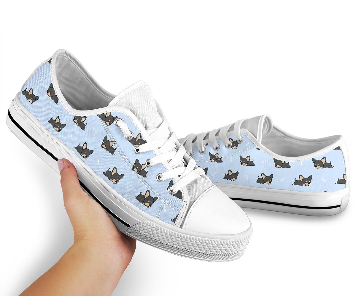 Chihuahua Lazy Pattern Low TopShoes