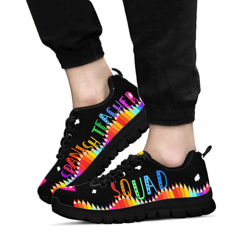 Spanish Teacher Squad Abc Kd Sneakers, Runni- Love Sneakers