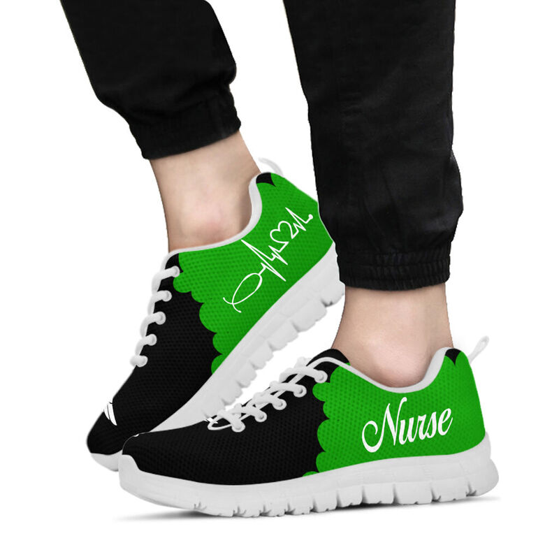 Nurse Cl Green Kd Sneakers, Running Shoes, Shoes For Women, Shoes For Men, Custom Shoes, L- Love Sneakers