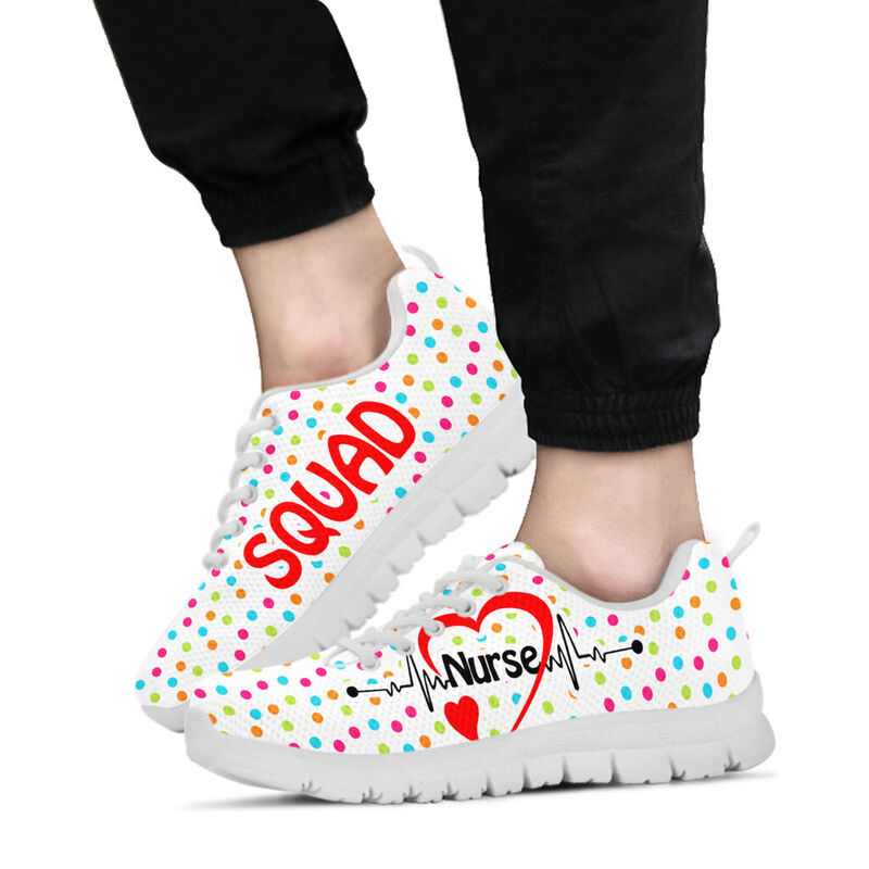 Nurse Squad Sneakers, Running Shoes, Shoes For Women, Shoes For Men, Custom Shoes, L- Love Sneakers